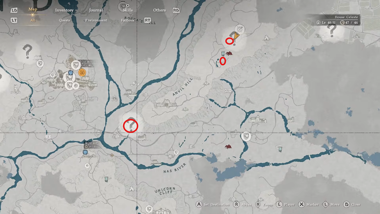 All Anvil Hill Mysterious Energy Locations