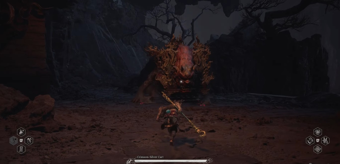Take out Crimson-Silver Cart in Black myth wukong chapter 5