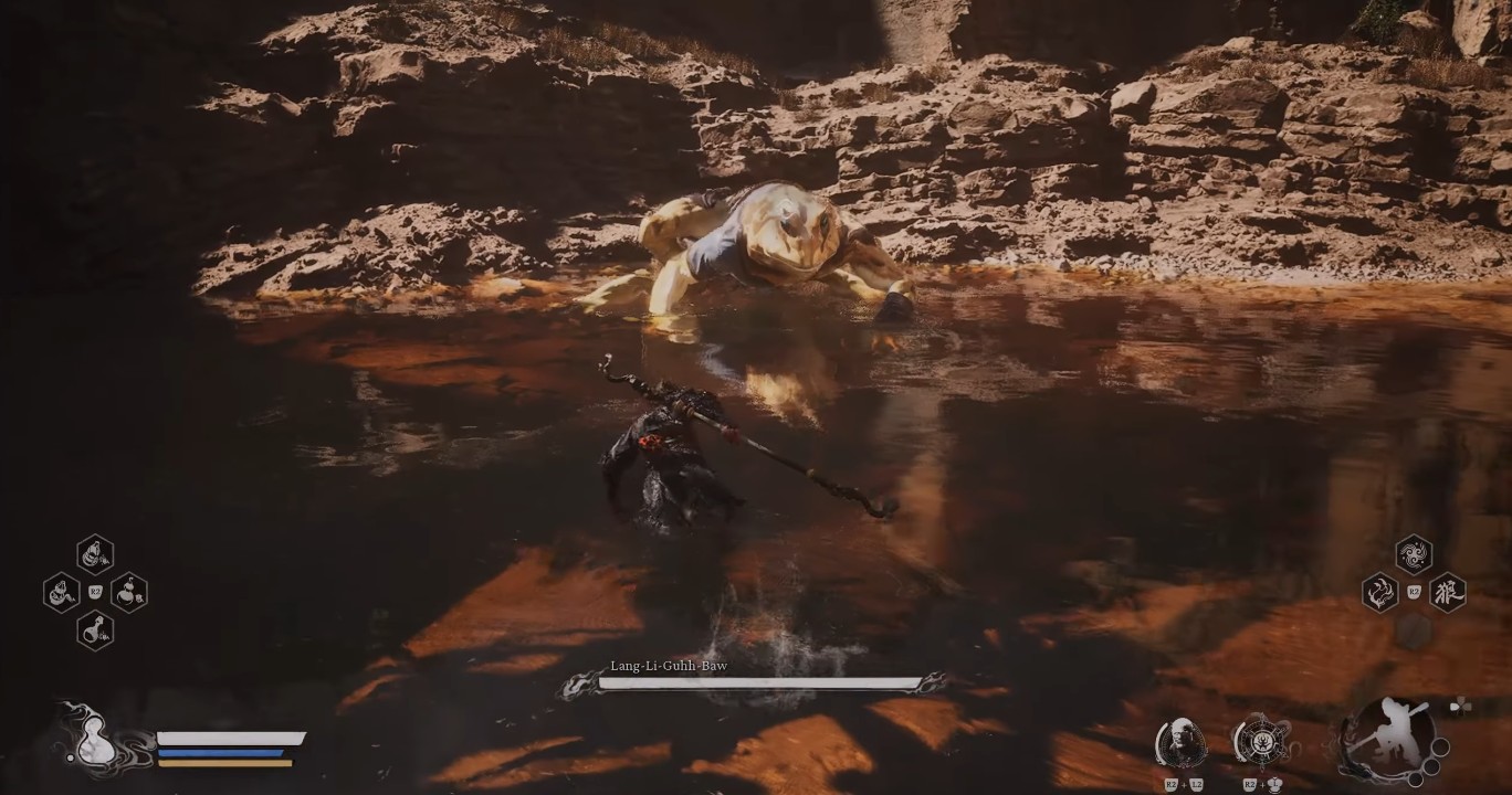 Black Myth Wukong Chapter 2 Frog Location: Lang-Li-Guhh-Baw