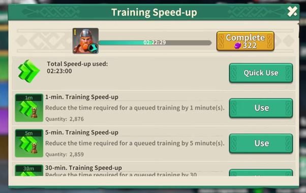 Training Speed Up