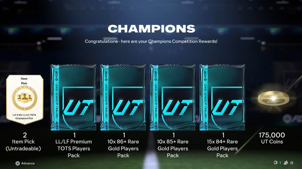 Daily Rewards TOTS
