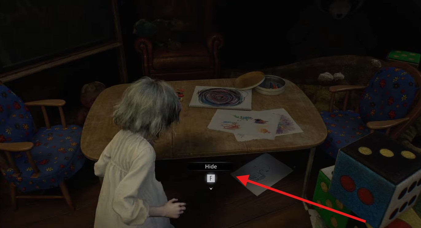 hide under the table  Orphanage RE9