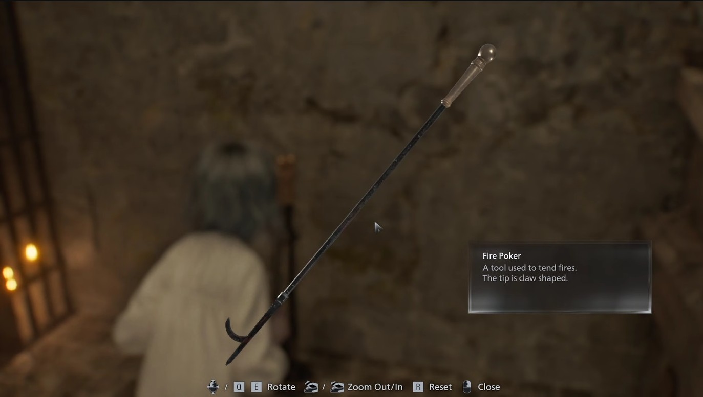 Get fire poker in  Orphanage RE9