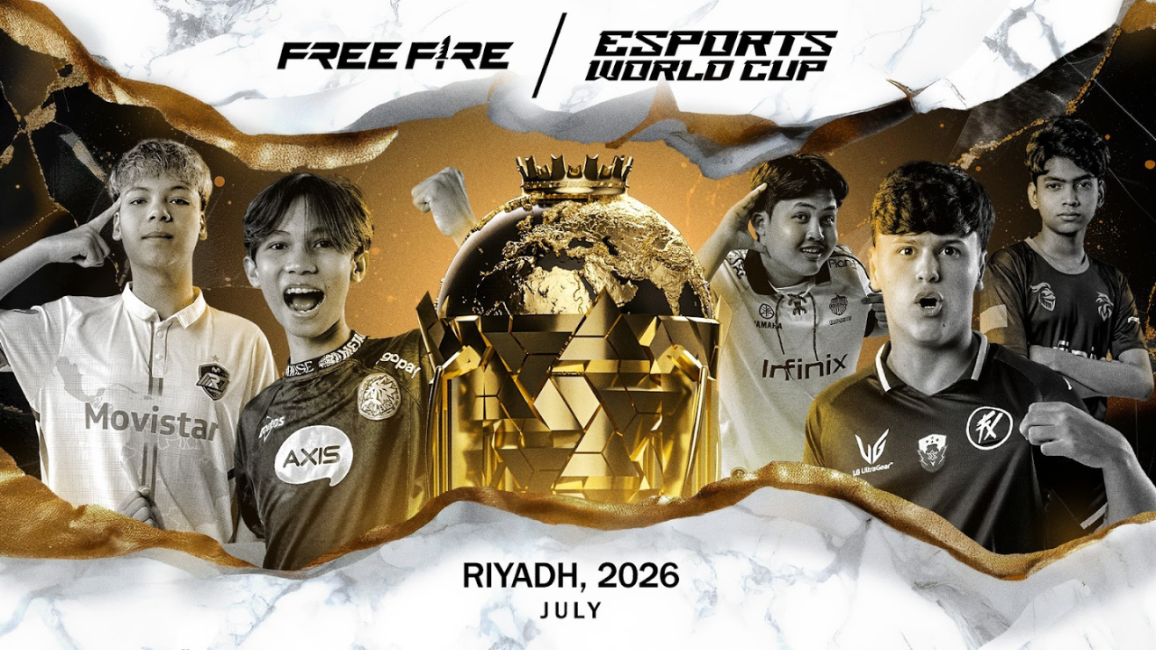 Free Fire Esports World Cup 2026 Riyadh July promotional banner