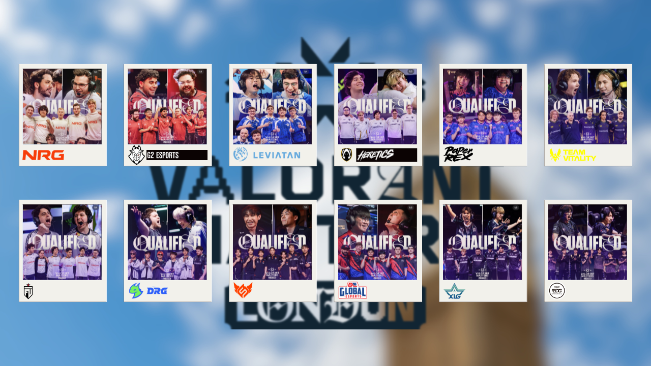VCT Masters London 2026 qualified teams announcement photos
