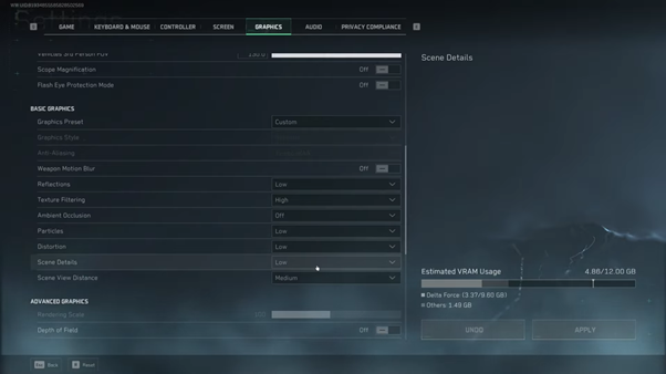 Basic Graphics Settings