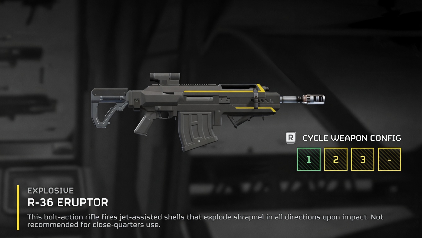 R-36 Eruptor Helldivers 2