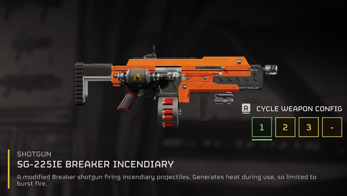SG-225IE Breaker Incendiary Helldivers 2