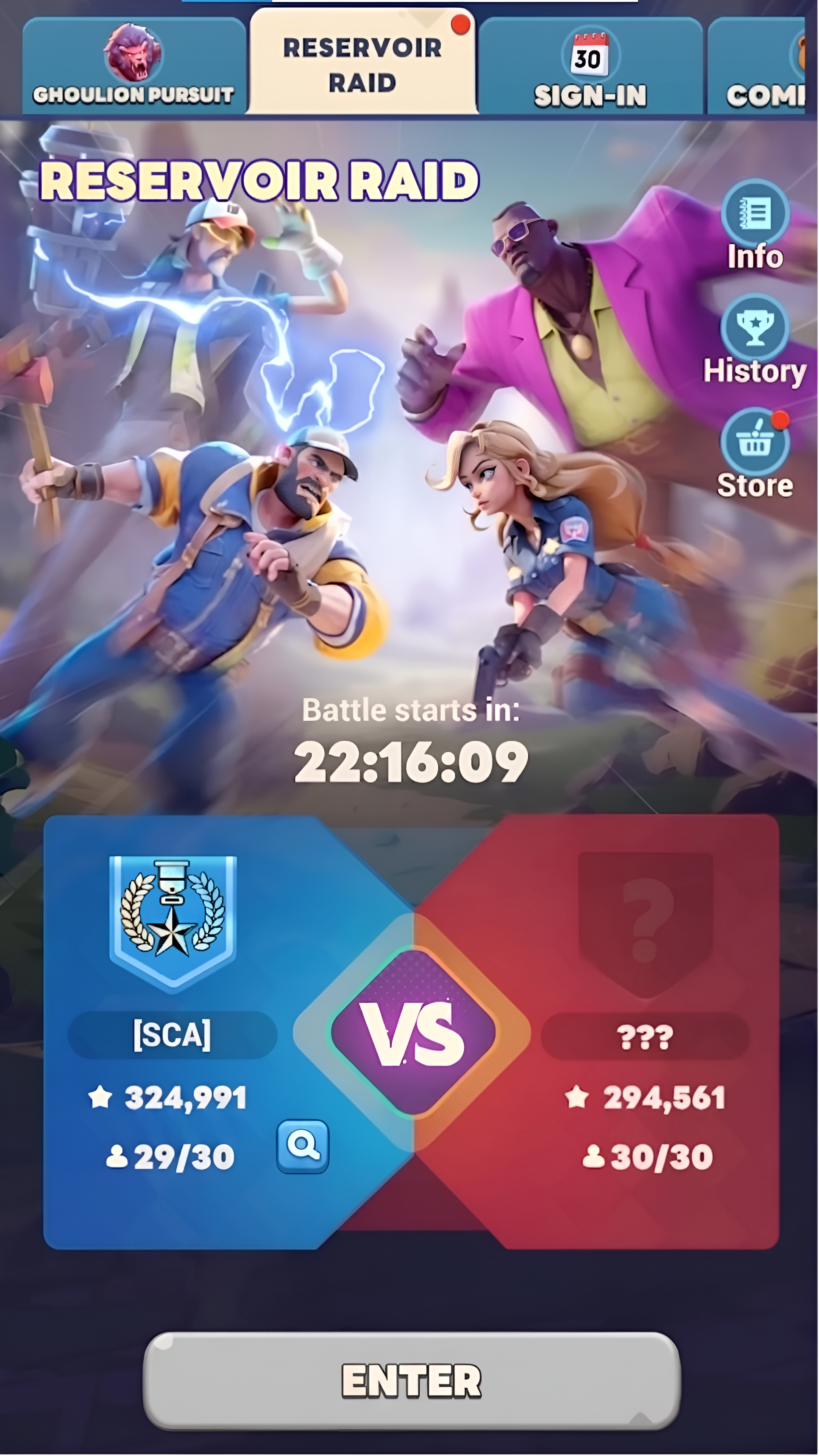 Reservoir: Glory Clash