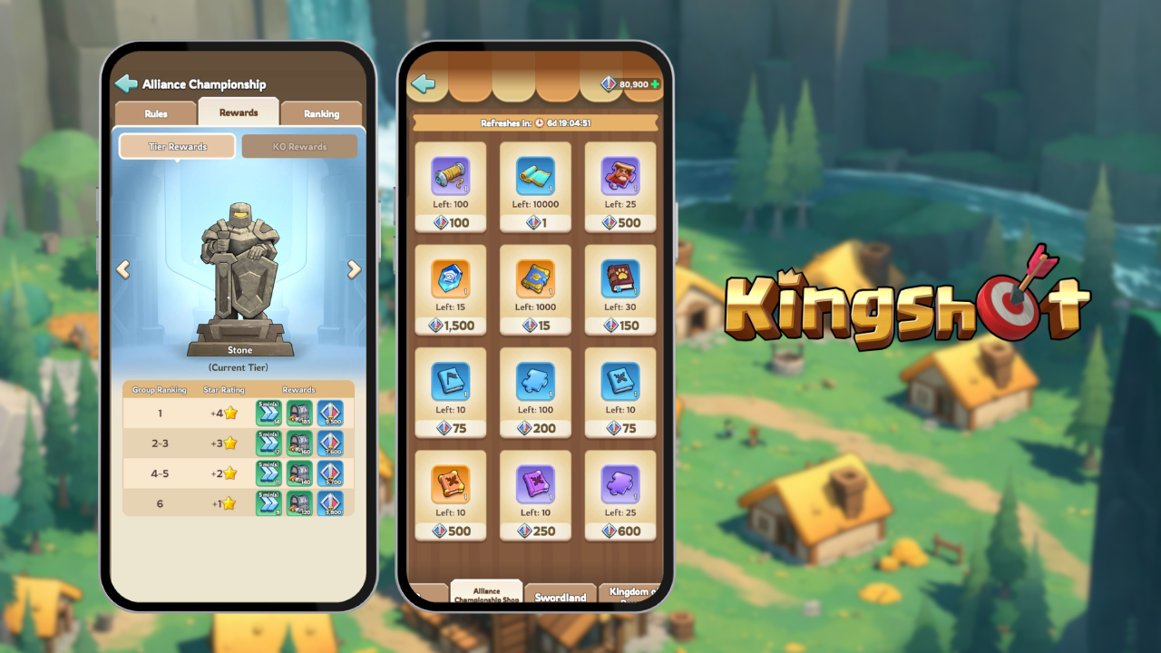 Kingshot Alliance Championship Rewards and Shop