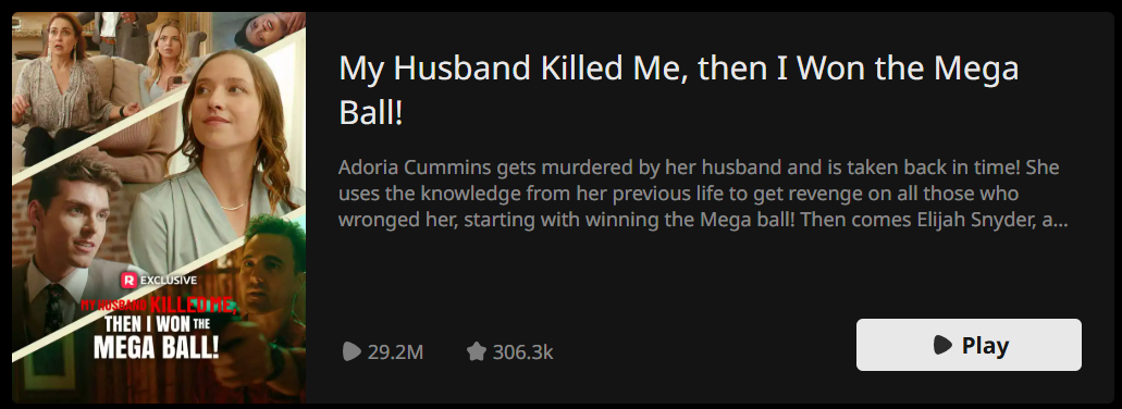My Husband Killed Me, Then I Won the Mega Ball