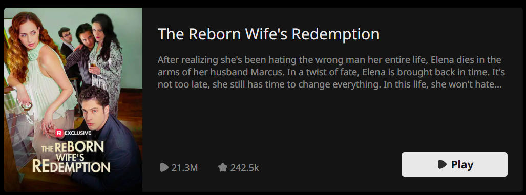 The Reborn Wife's Redemption