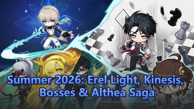 Summer 2026: Erel Light, Kinesis, Bosses & Althea Saga