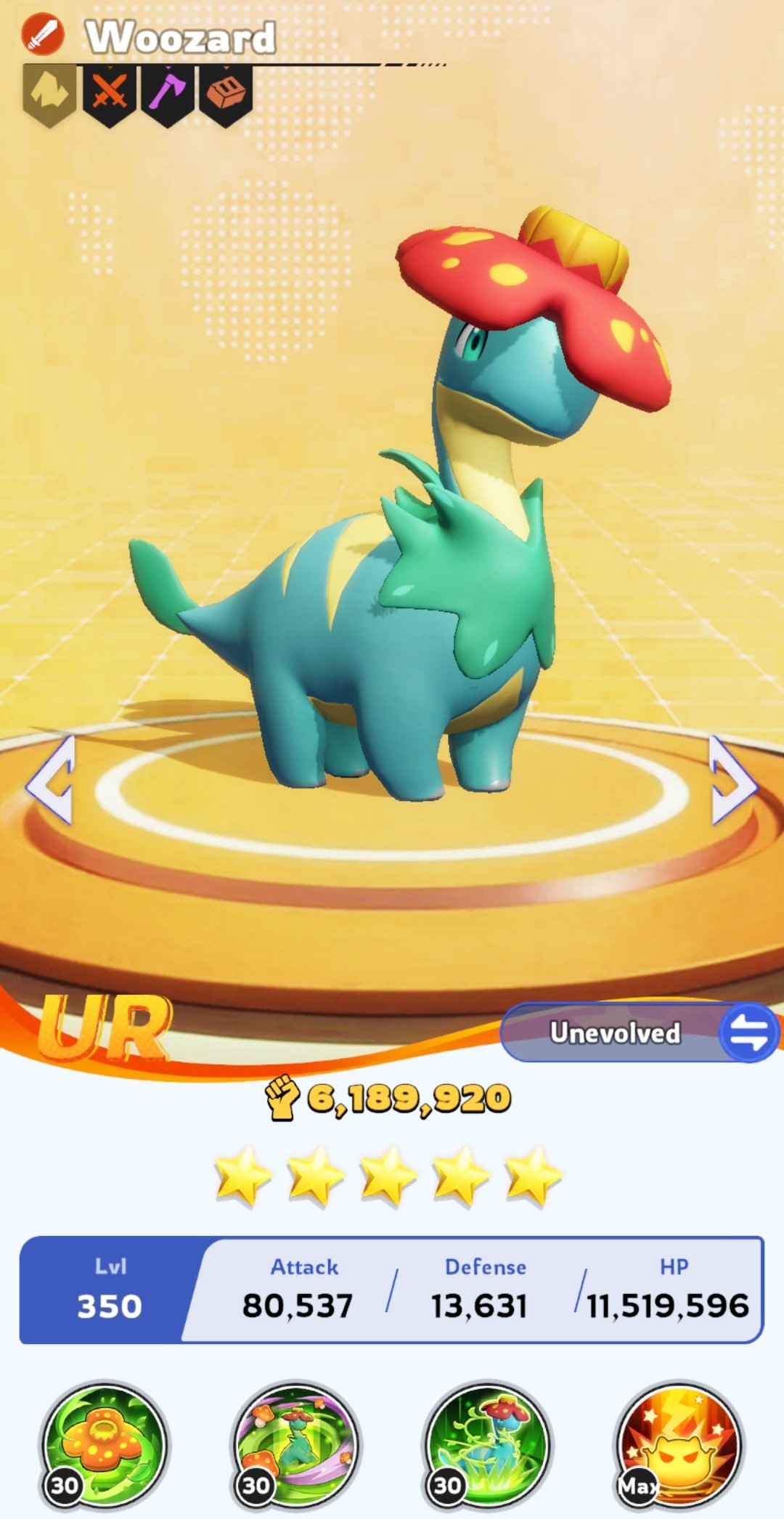 Woozard & Skills_Palmon Survival