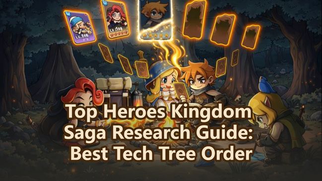 Top Heroes Kingdom Saga Research Guide: Best Tech Tree Order