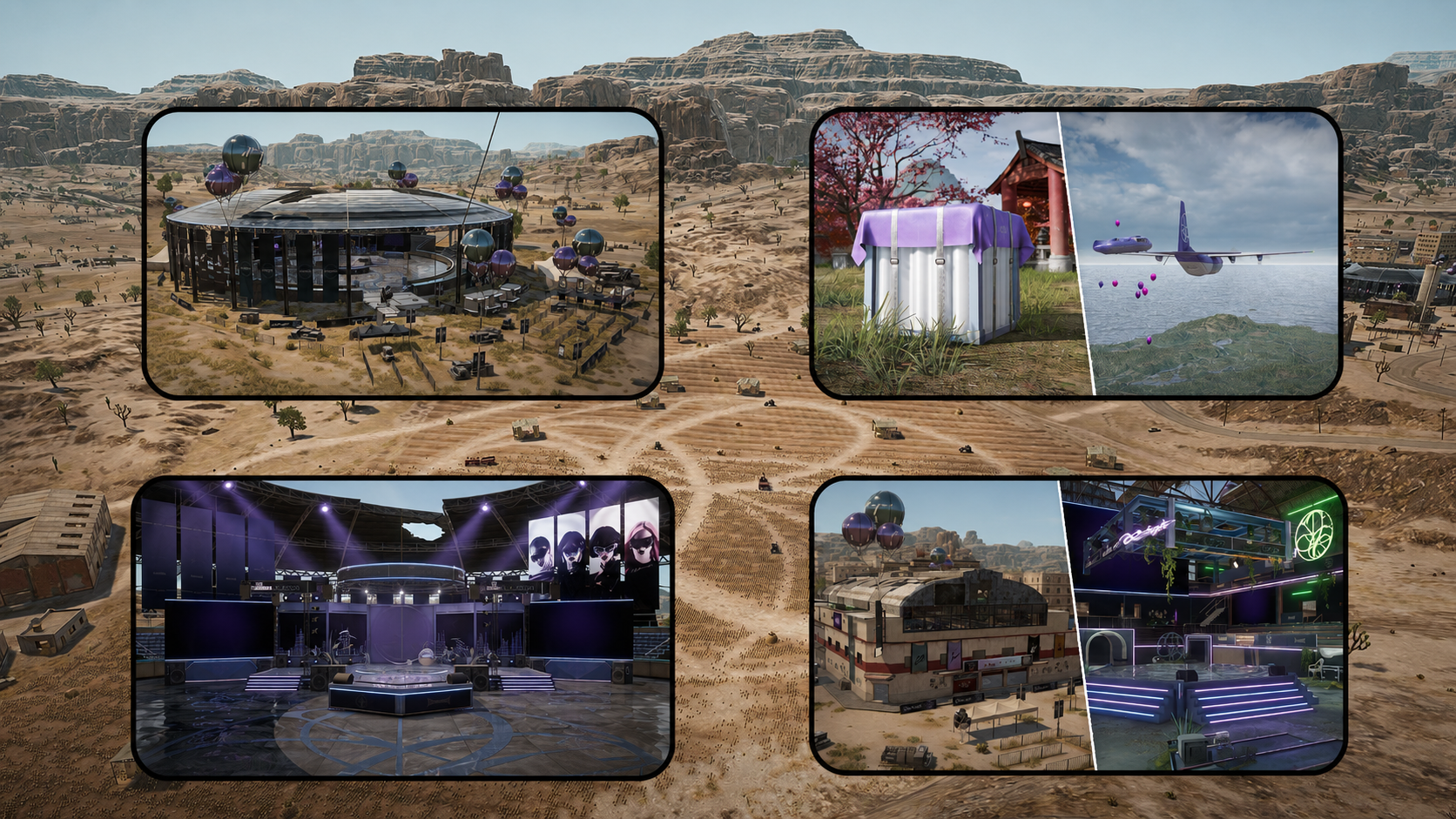 PUBG x aespa World Features on Miramar