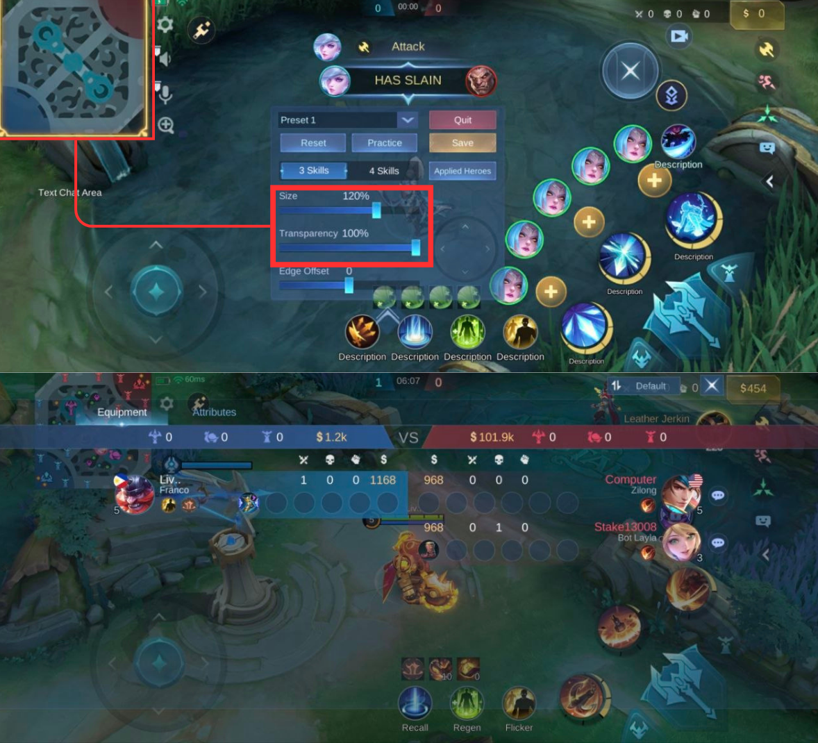 MLBB Display and UI Settings