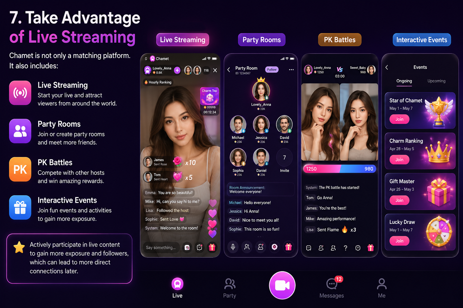 Chamet Livestreaming