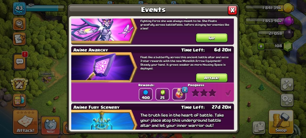 Clash of Clans Participate in Events