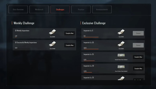 Inspector Challenge