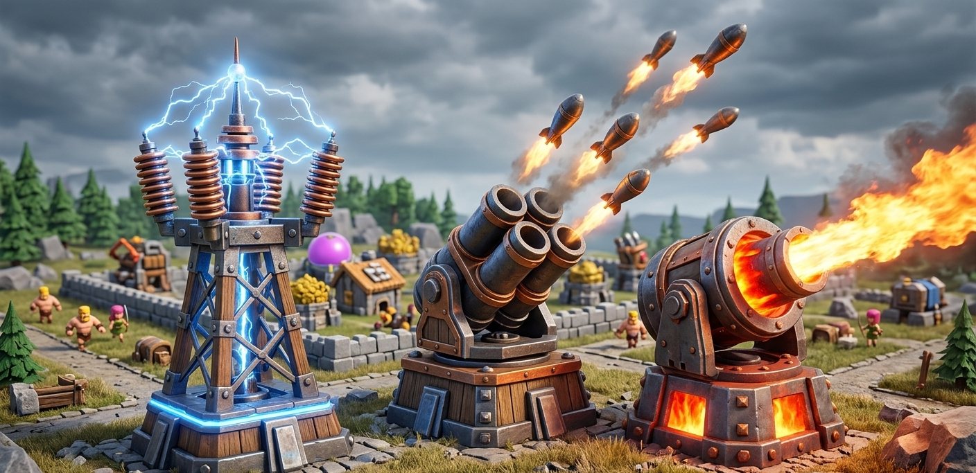 Clash of Clans Builder Base Defense