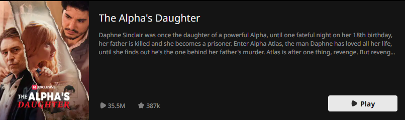 The alpha's daughter