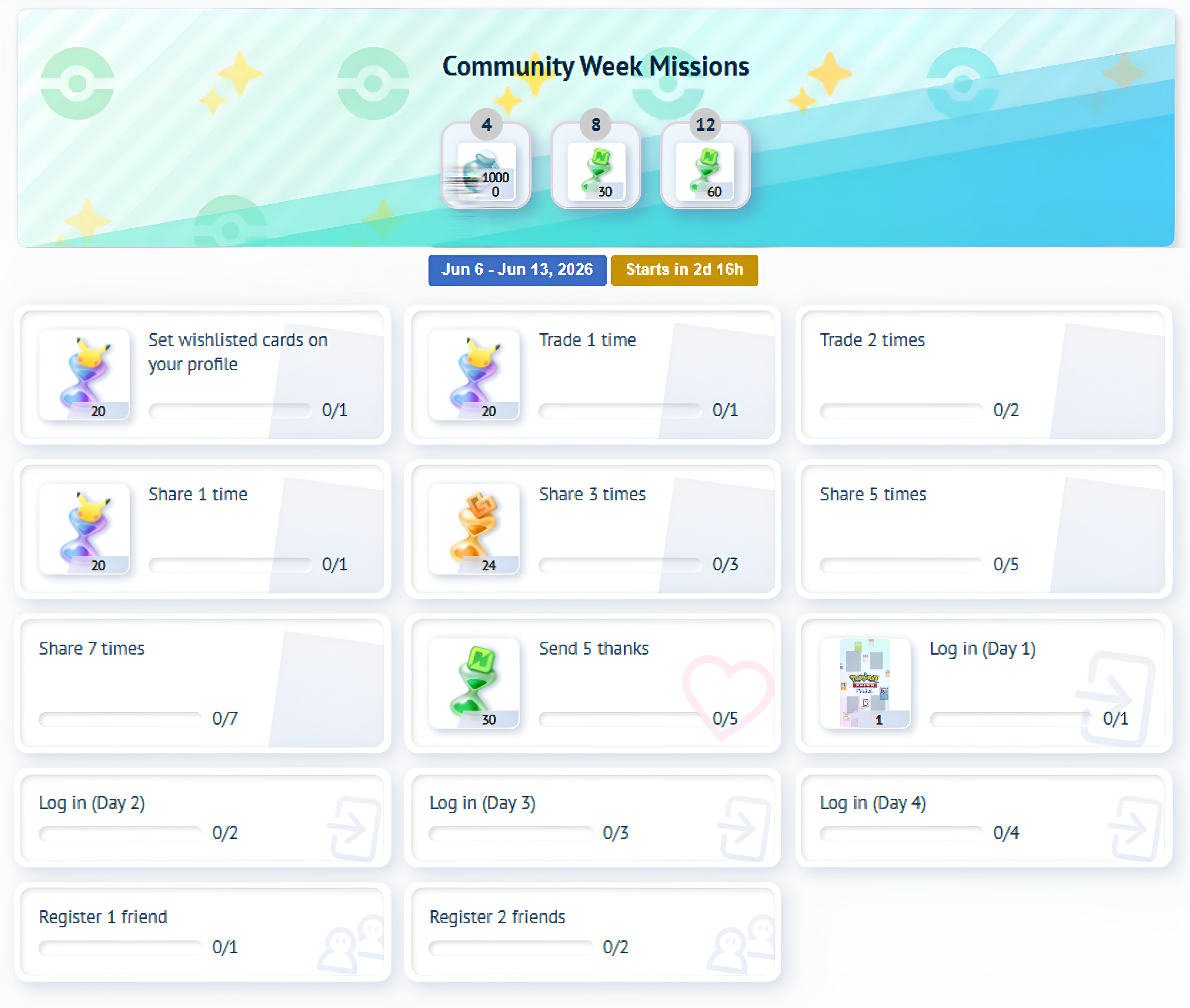 Community Week Event Dates Pokemon TCGP