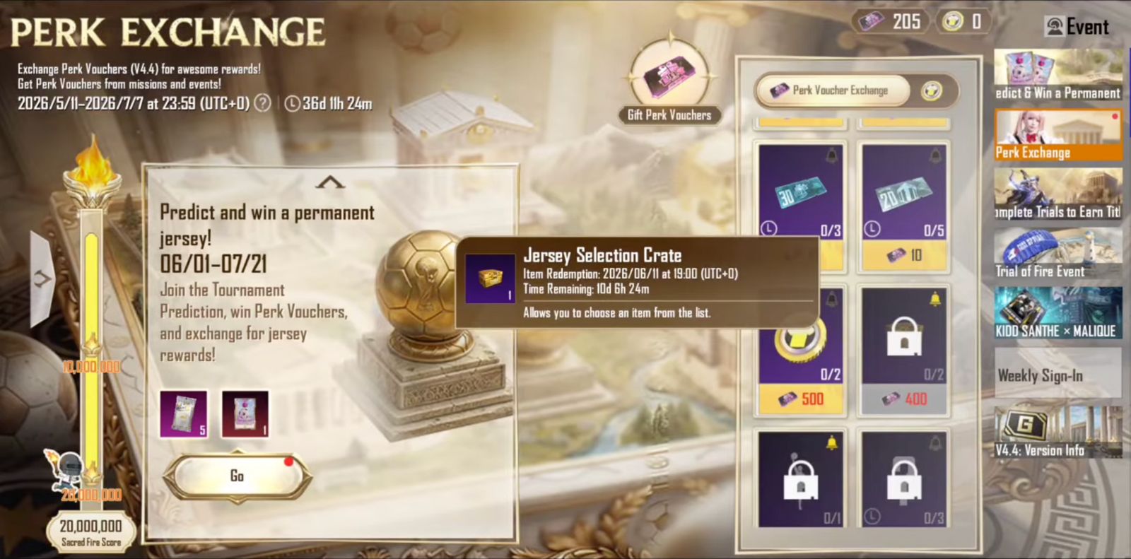 perks exchange