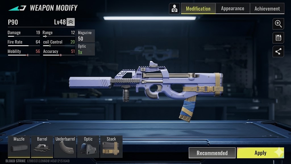 Blood Strike P90 Build