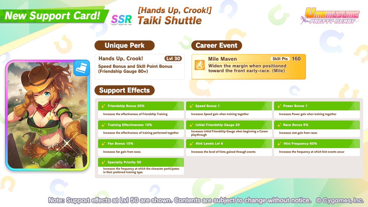 taiki shuttle speed ssr overview image