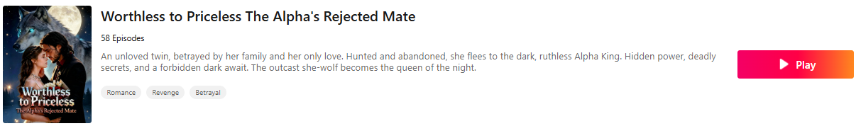 Worthless to Priceless: The Alpha's Rejected Mate