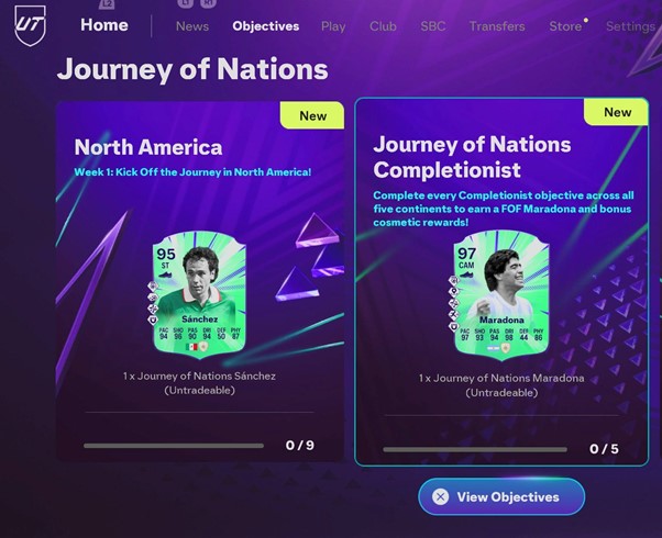 FC 26 Journey of Nations Weekly Campaign in Festival of Football