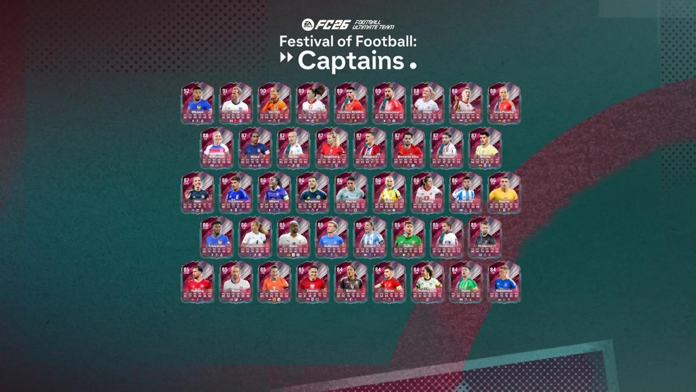 FC 26 Festival of Football Captains Rewards and Special Player Items