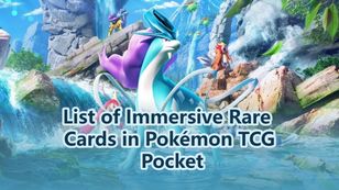 List of Immersive Rare Cards in Pokémon TCG Pocket