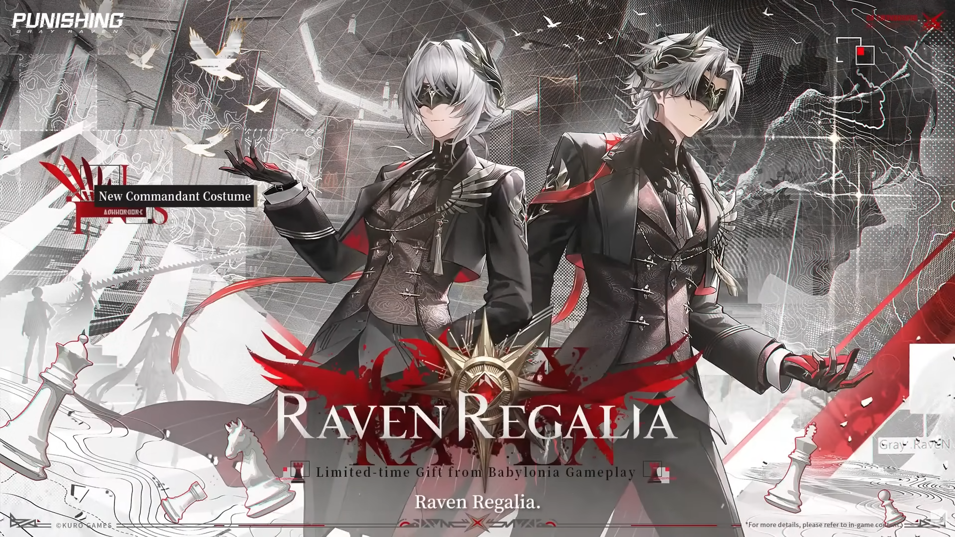 PGR Raven Regalia Commandant Costume