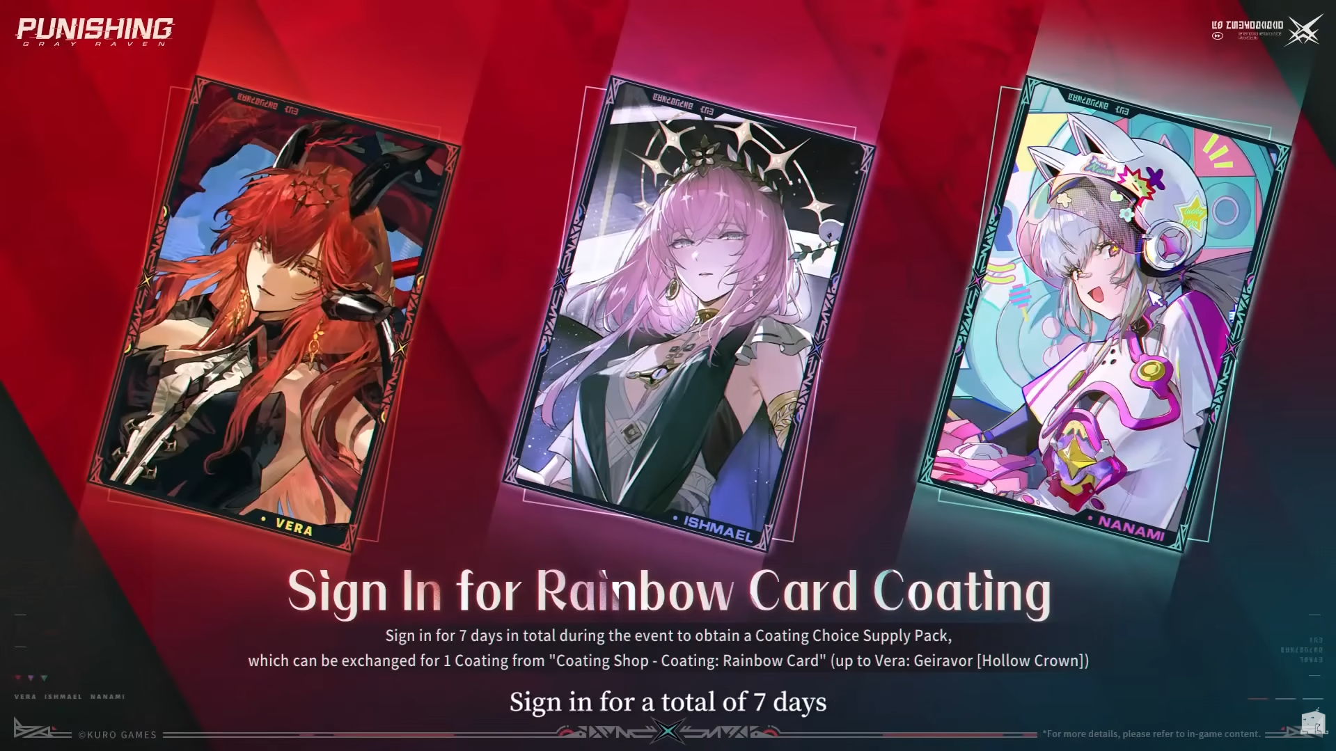 PGR Rainbow Card Shop Coating Choice