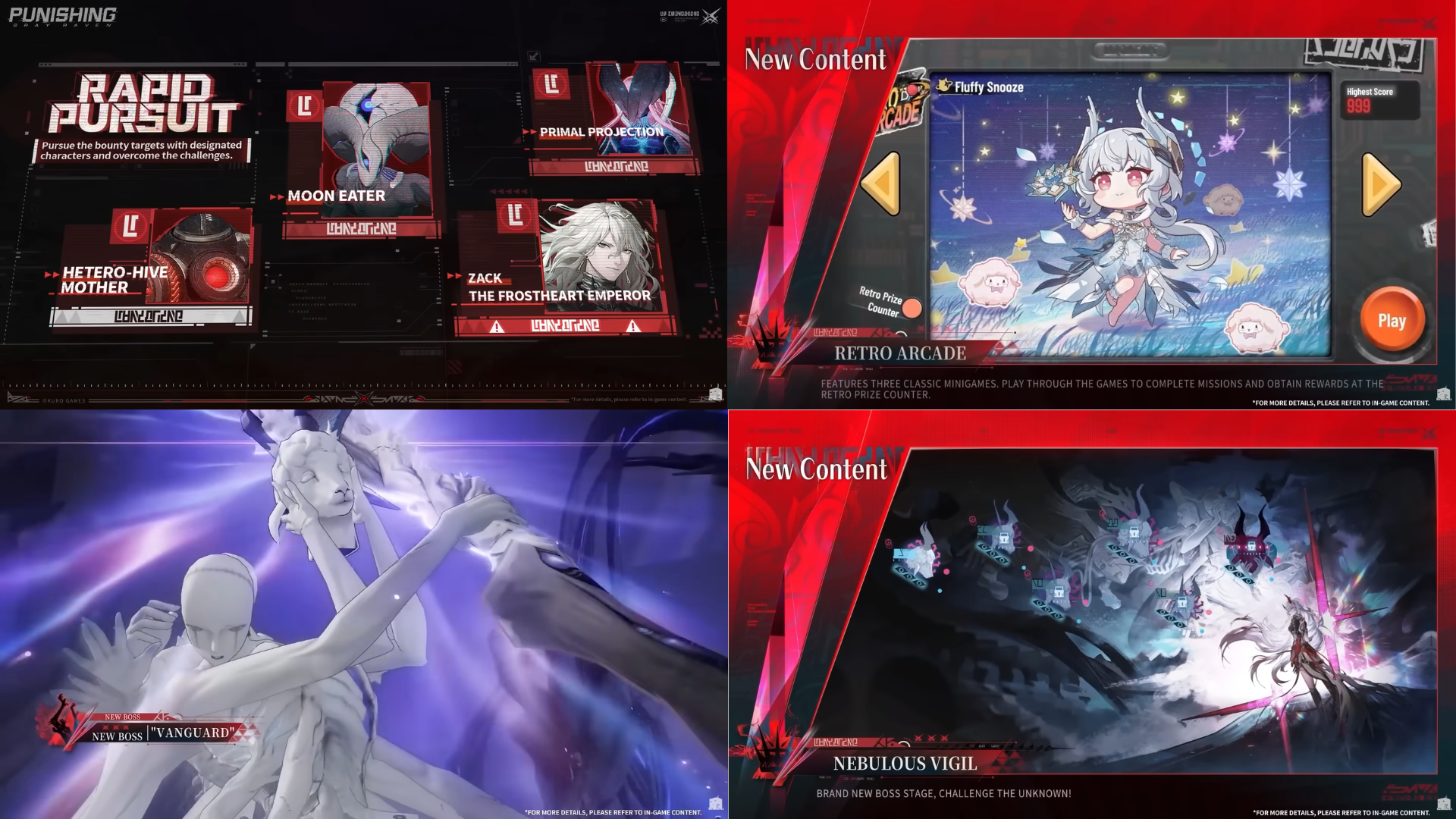 PGR Other New Events