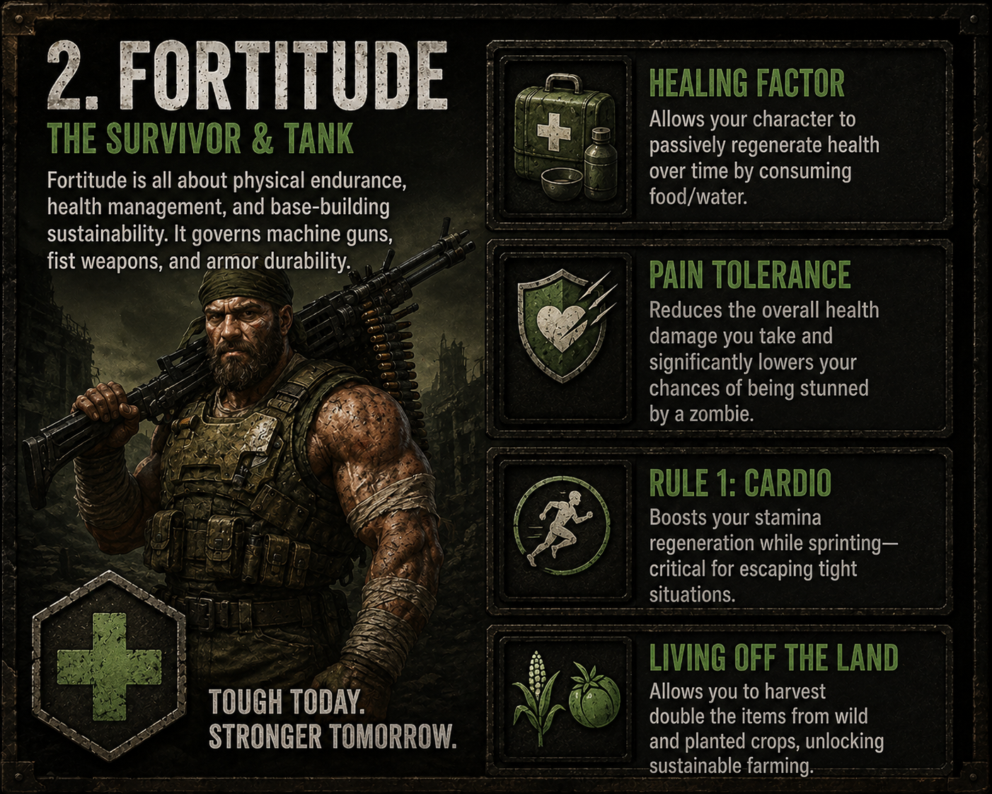 Fortitude (The Survivor & Tank)