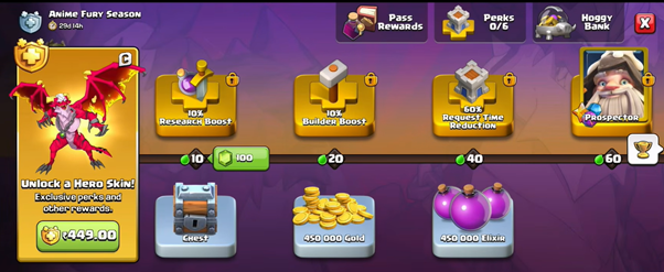 Clash of Clans June 2026 Anime Fury season with Gold Pass rewards
