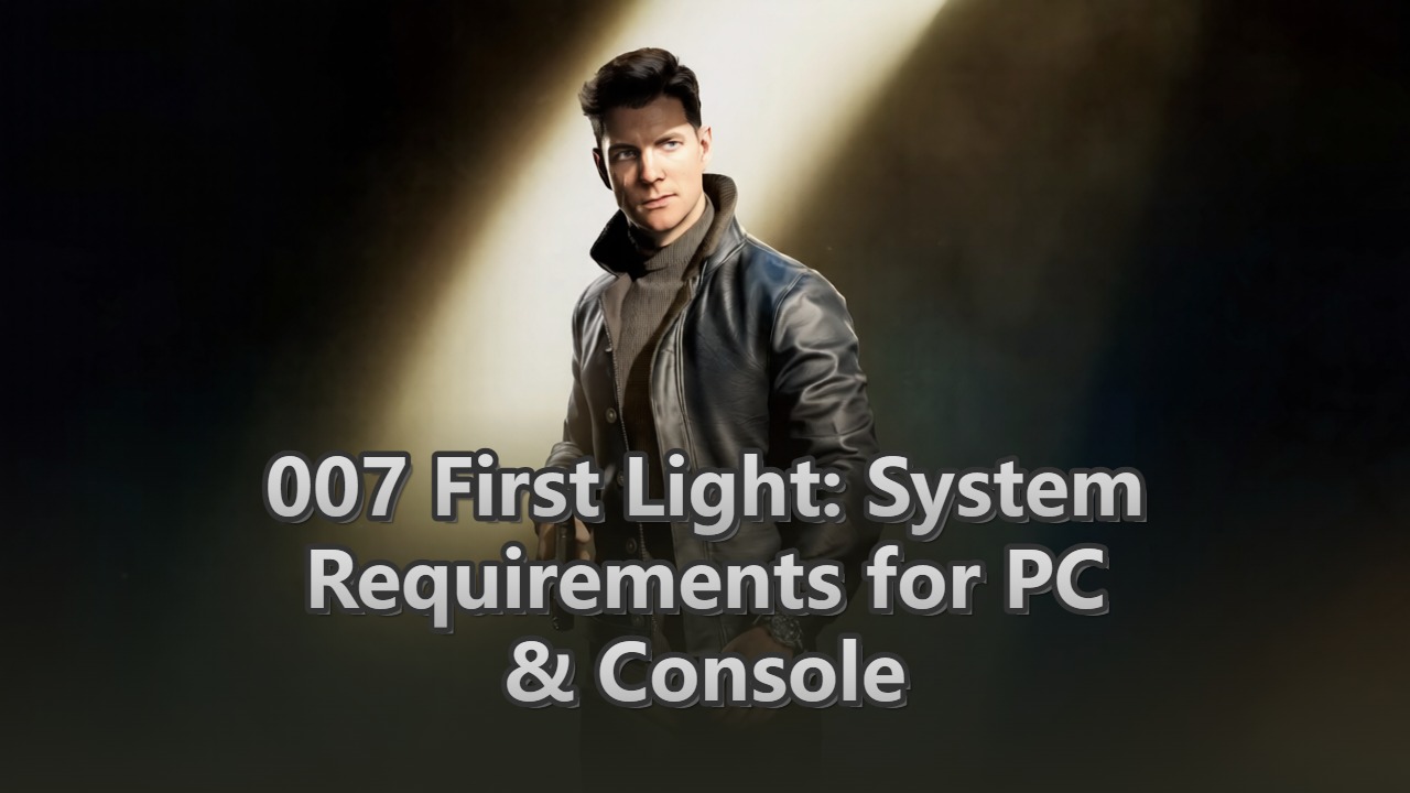 007 First Light: System Requirements for PC & Console