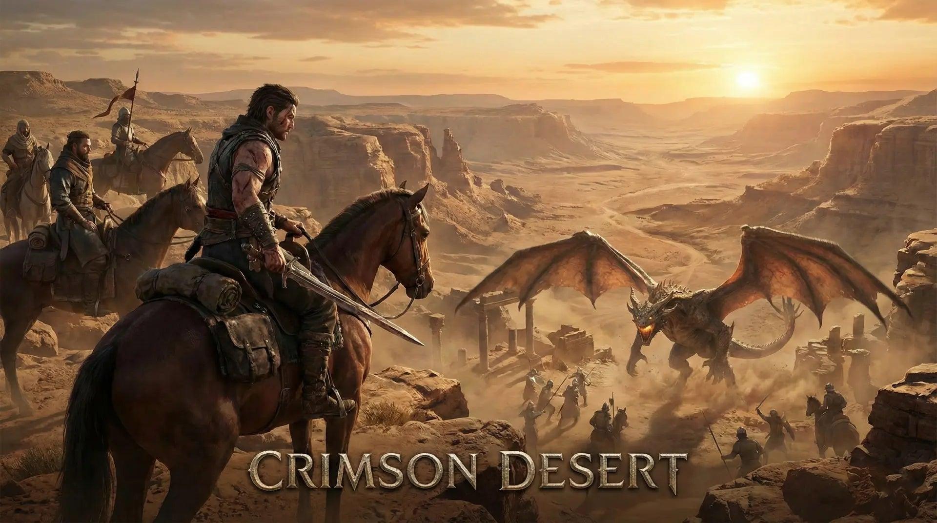 Epic Crimson Desert battle scene highlighting the game's next-generation RPG experience