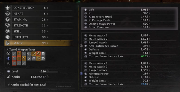 Best Stats For Switchglaive Build