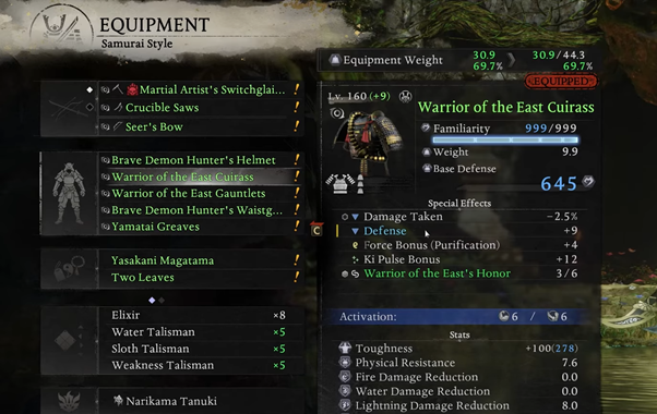 Special Effects for Armor