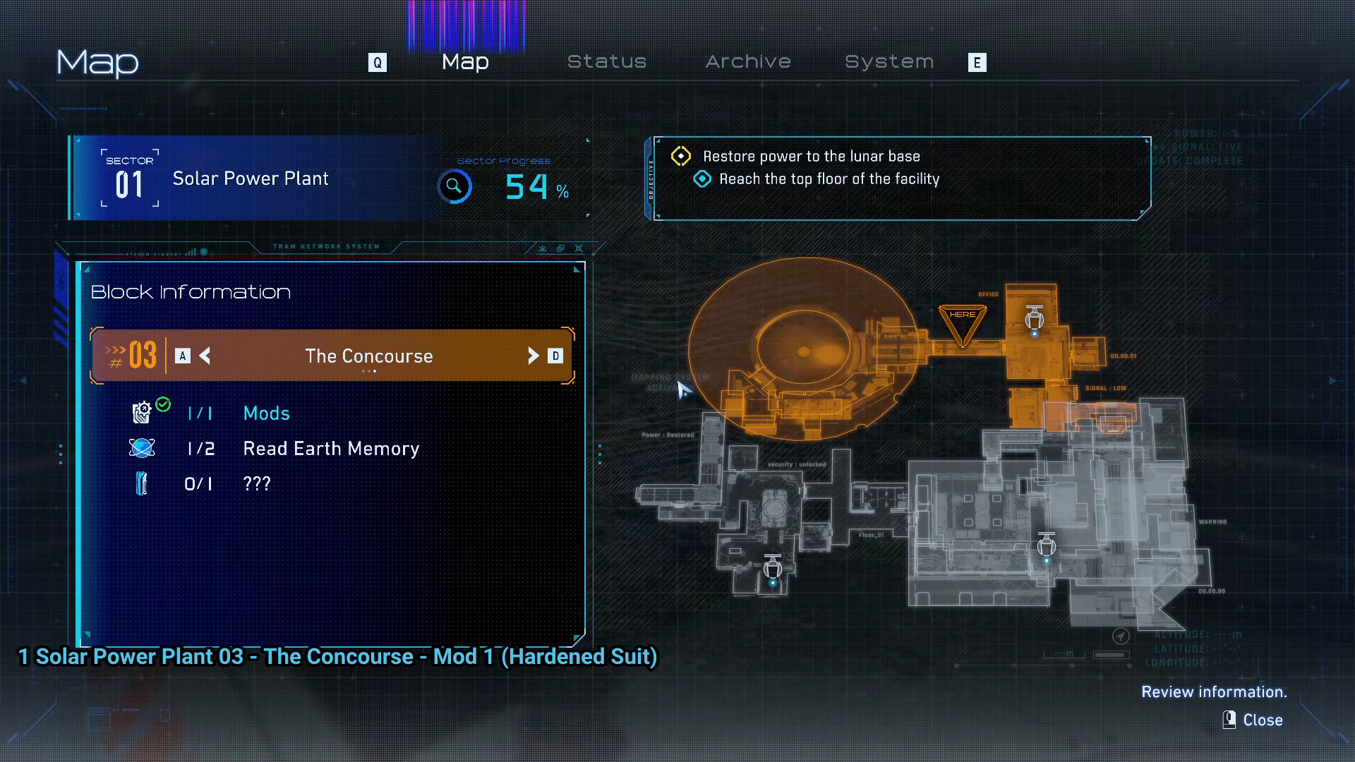Hardened Suit Map