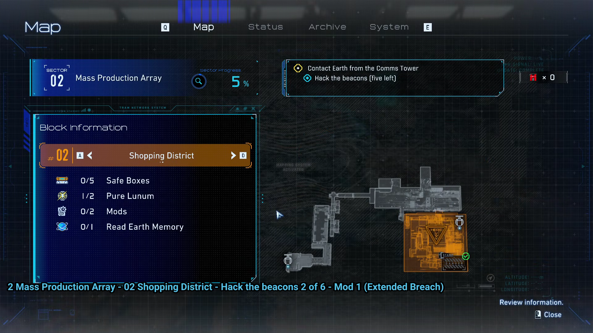 Extended Breach Map