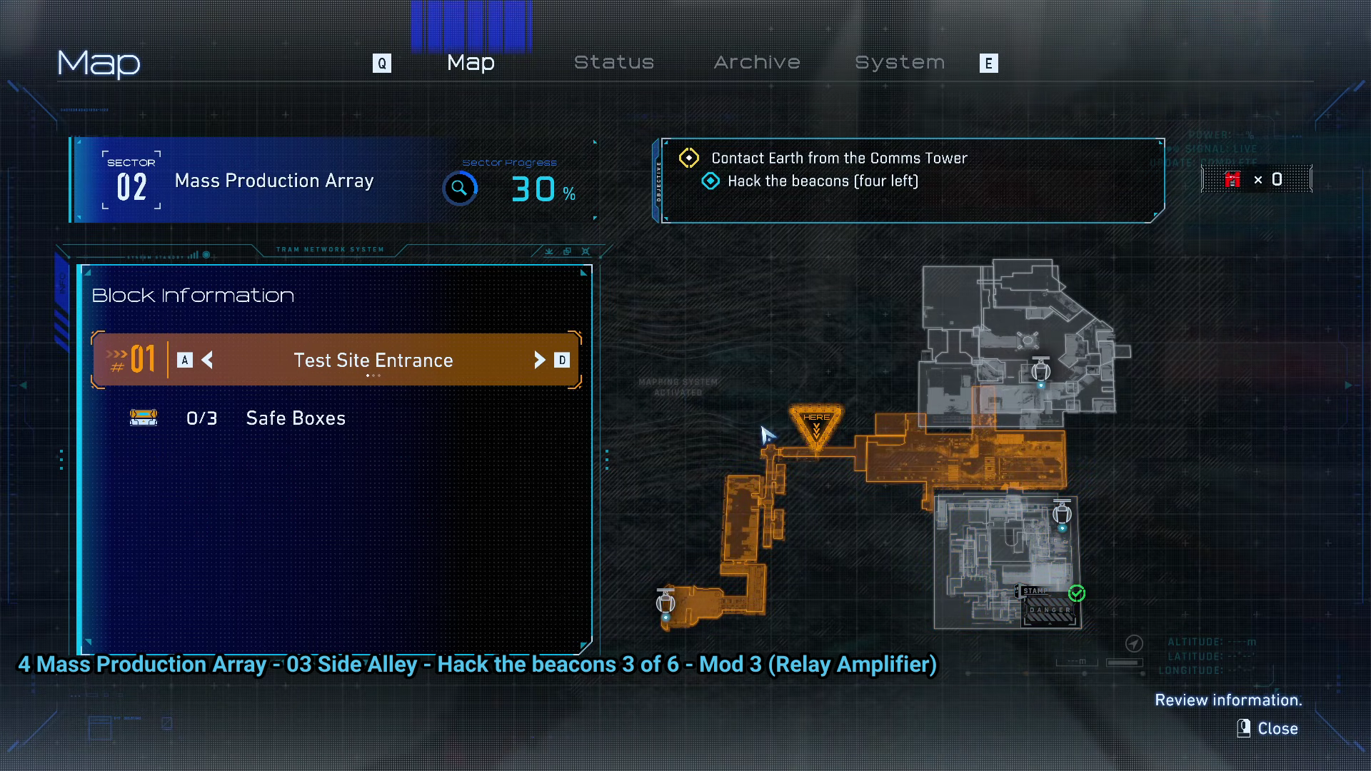 Relay Amplifier Map