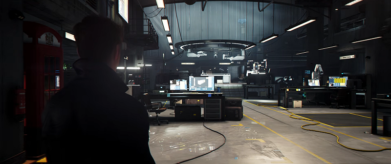James Bond 007 inside a lab