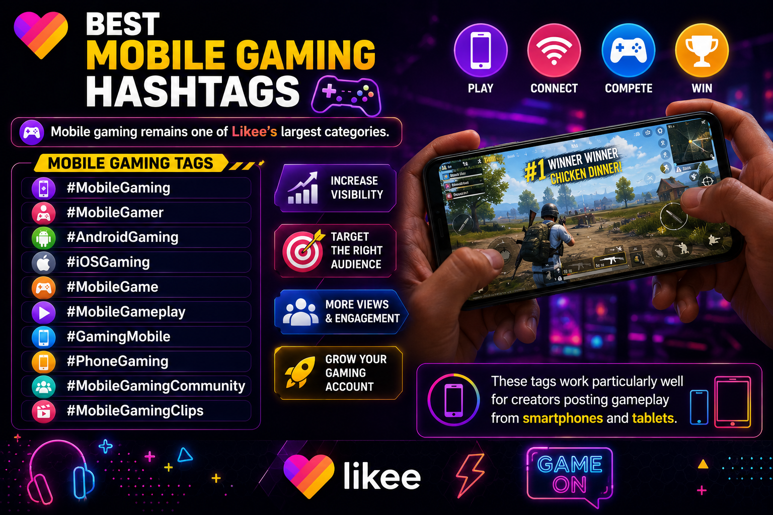Best Mobile Gaming Hashtags