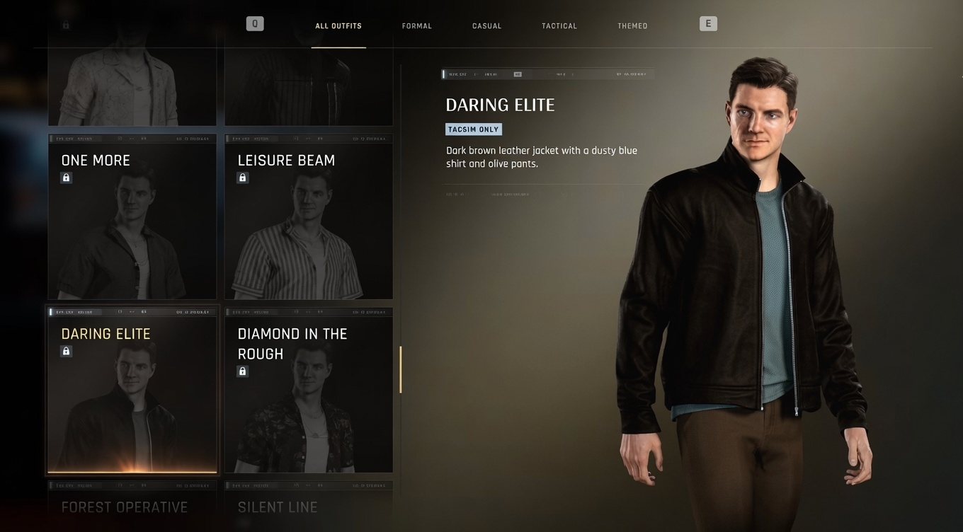 Daring Elite Outfit TacSim mode