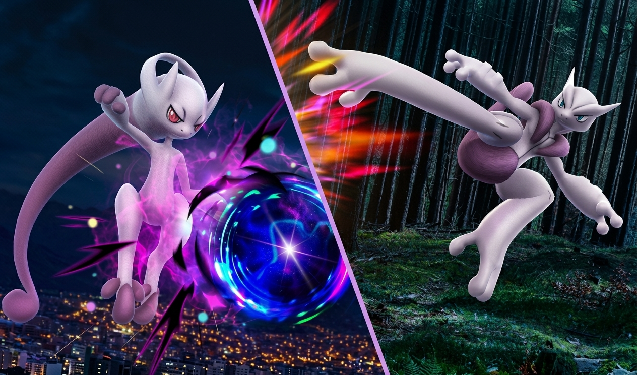 Mega Mewtwo X and Mega Mewtwo Y debut in Pokemon GO Forever Forward Season